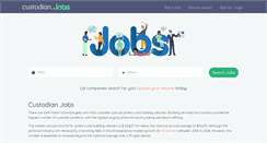Desktop Screenshot of custodian.jobs