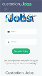 Mobile Screenshot of custodian.jobs