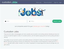 Tablet Screenshot of custodian.jobs